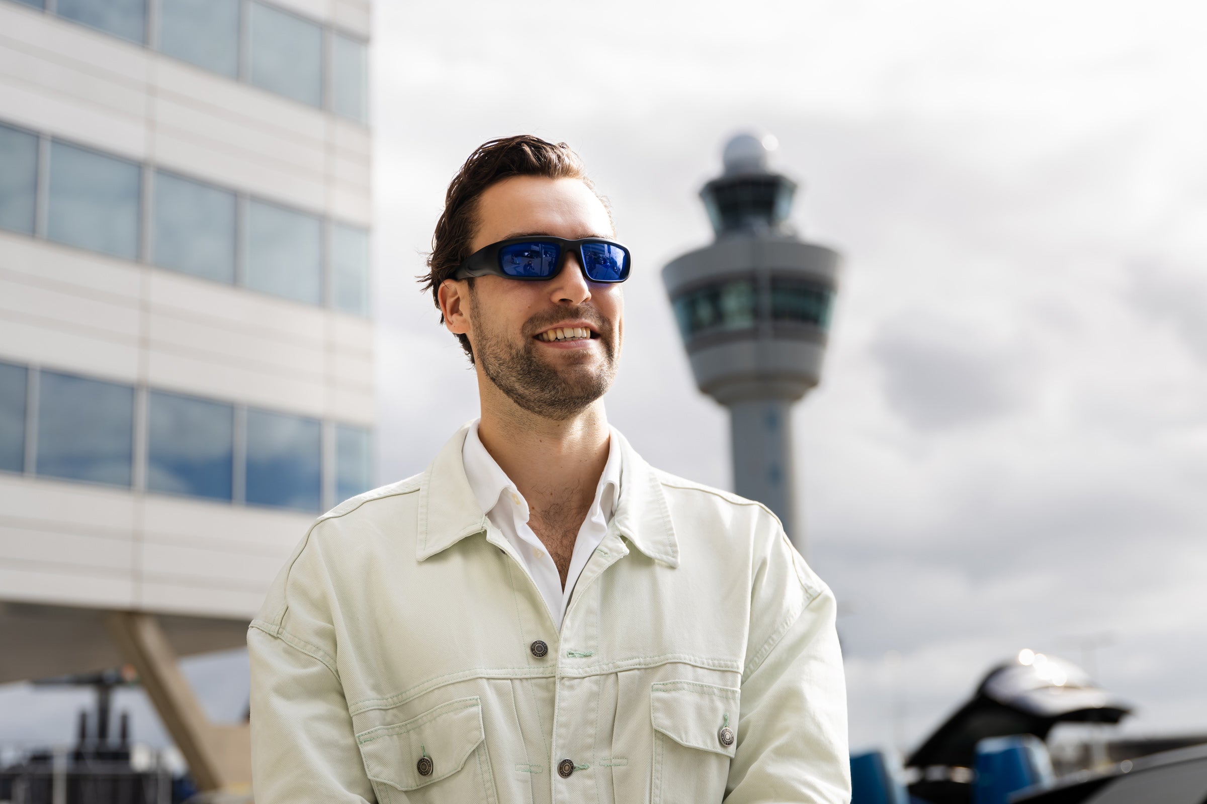 Dark blue lenses for Propeaq light glasses