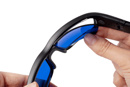 Dark blue lenses for Propeaq light glasses